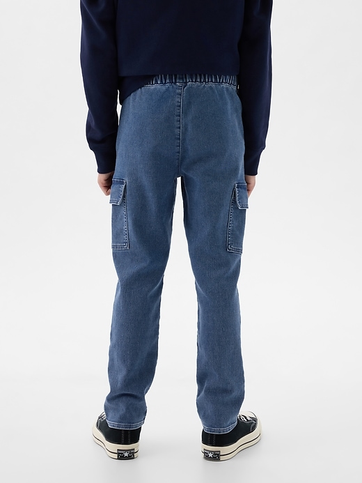 Image number 3 showing, Kids Cargo Denim Joggers