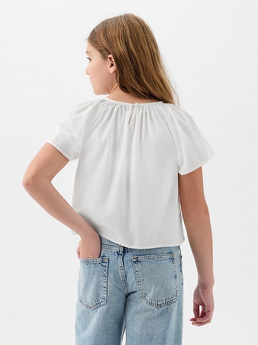 Image number 2 showing, Kids Eyelet Flutter Shirt