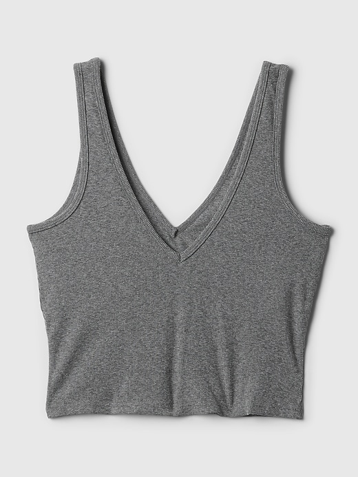 Image number 9 showing, GapFit Studio Rib V-Neck Brami