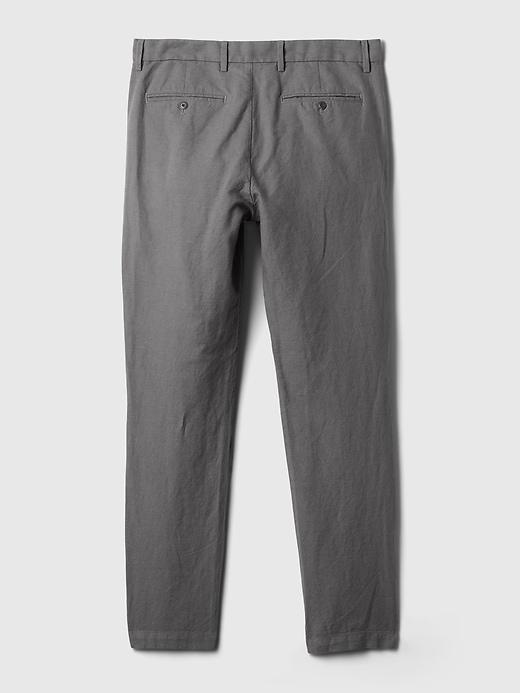 Image number 6 showing, Linen-Cotton Trousers in Slim Fit