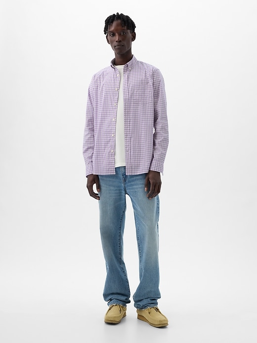 Image number 3 showing, All-Day Poplin Shirt in Standard Fit