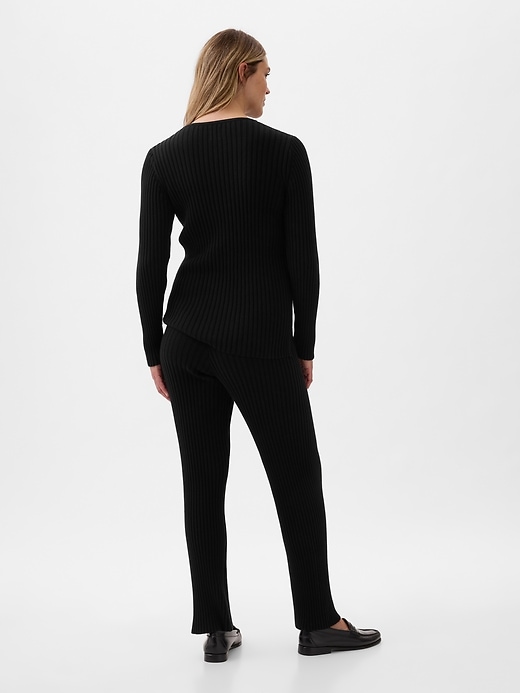 Image number 2 showing, Maternity Rib Sweater Pants