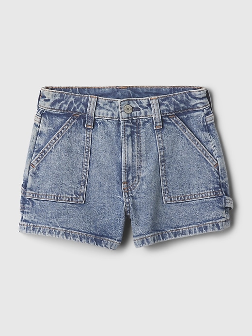 Image number 4 showing, Kids High-Rise Denim Shorts