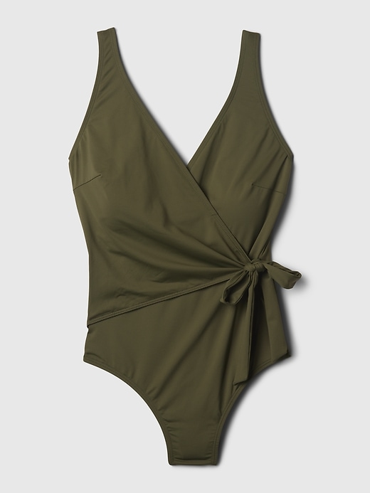 Image number 7 showing, Wrap Swimsuit