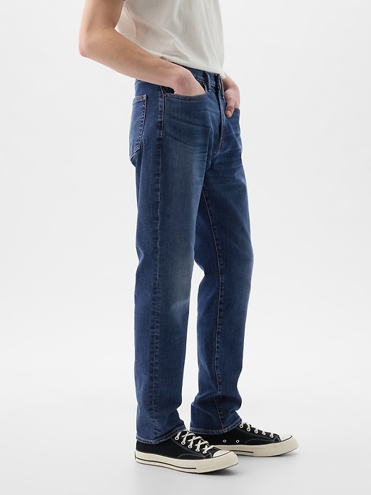 Men's Athletic Straight Jeans