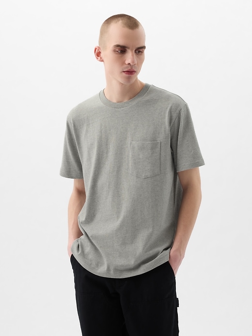 Image number 1 showing, Heavyweight Pocket T-Shirt