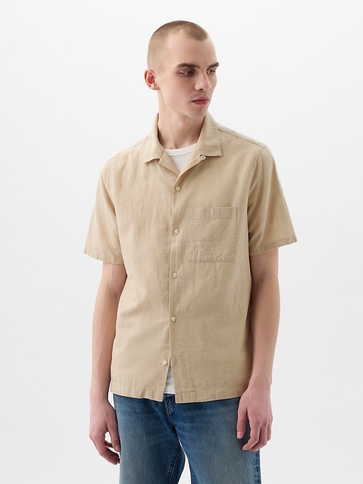 Image number 9 showing, Linen-Cotton Shirt