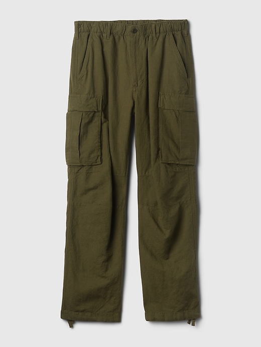 Image number 9 showing, Linen-Cotton Cargo Pants