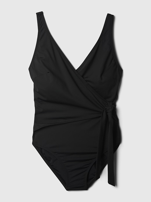 Image number 3 showing, Wrap Swimsuit