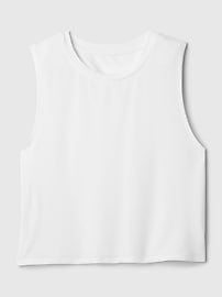 View large product image 8 of 18. GapFit Breathe Cropped Muscle T-Shirt