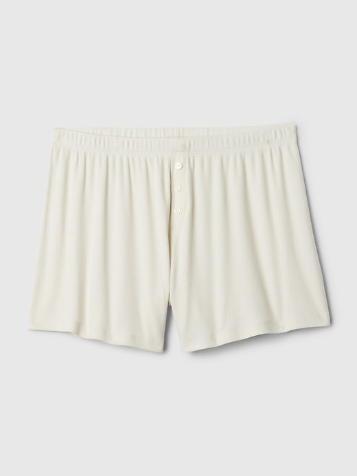 Image number 3 showing, Mini Rib PJ Shorts