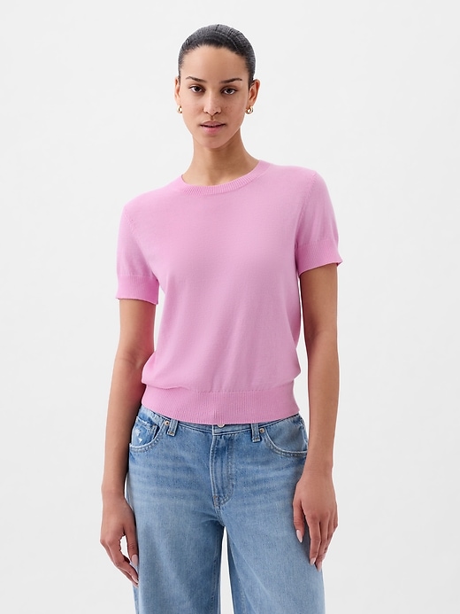 Image number 10 showing, Lightweight CashSoft Cropped Sweater
