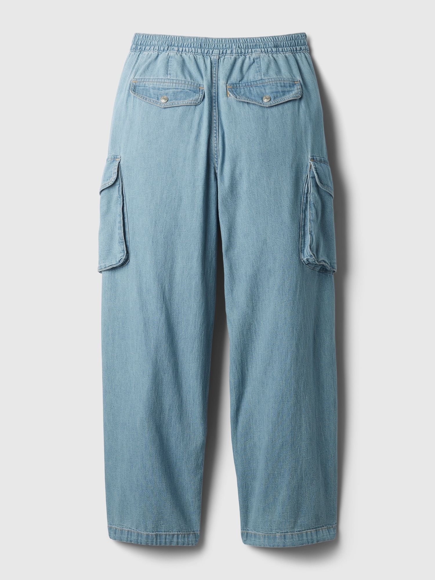 Mid Rise Wide Baggy Cargo Jeans | Gap