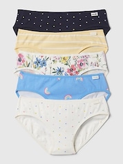 Hesxuno Little Girls Underwear Mid-Waist Cotton Girl Underwear Cotton  Comfortable Soft Briefs Contrast Color