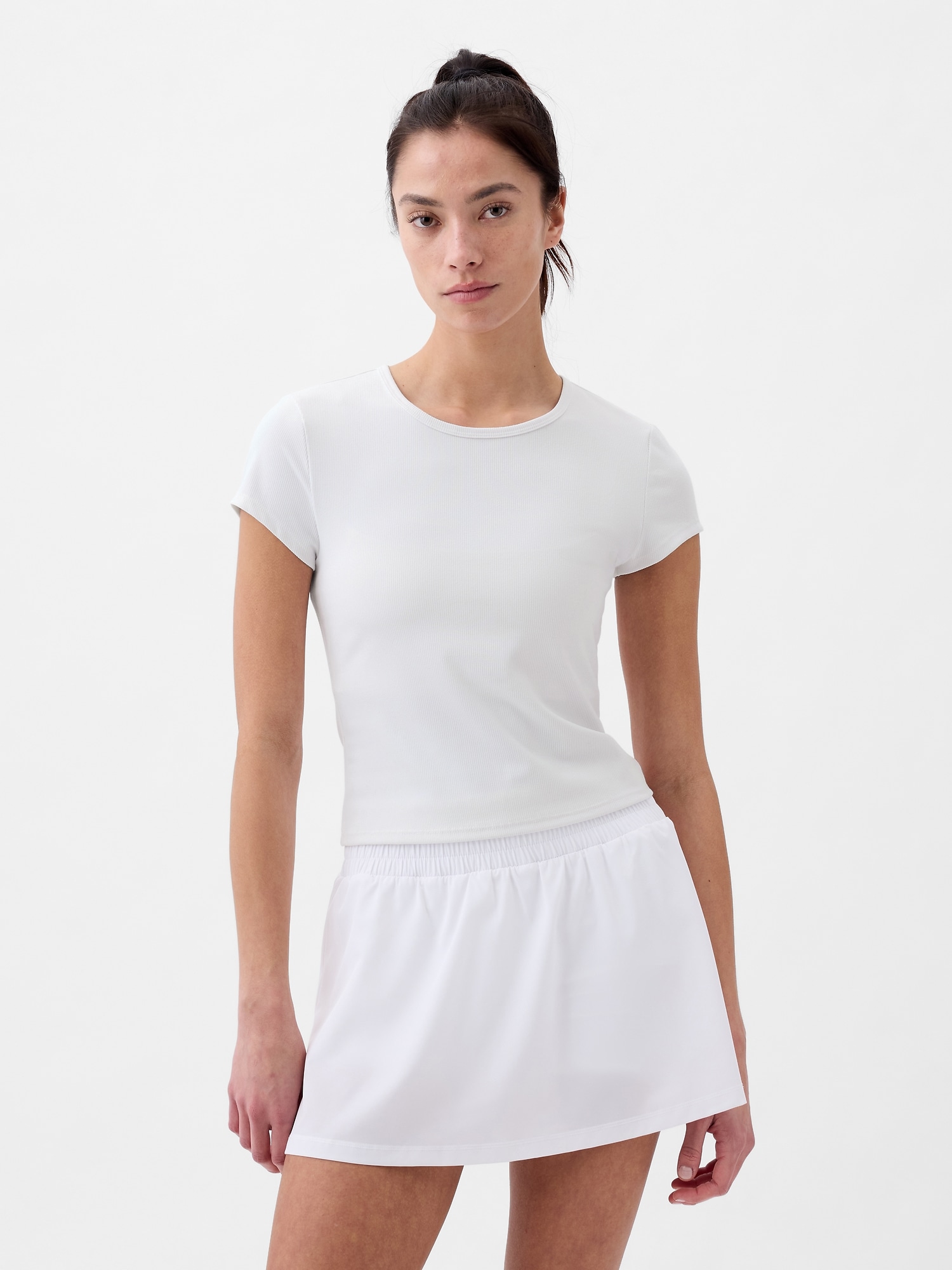 GapFit Studio Rib Cropped T-Shirt