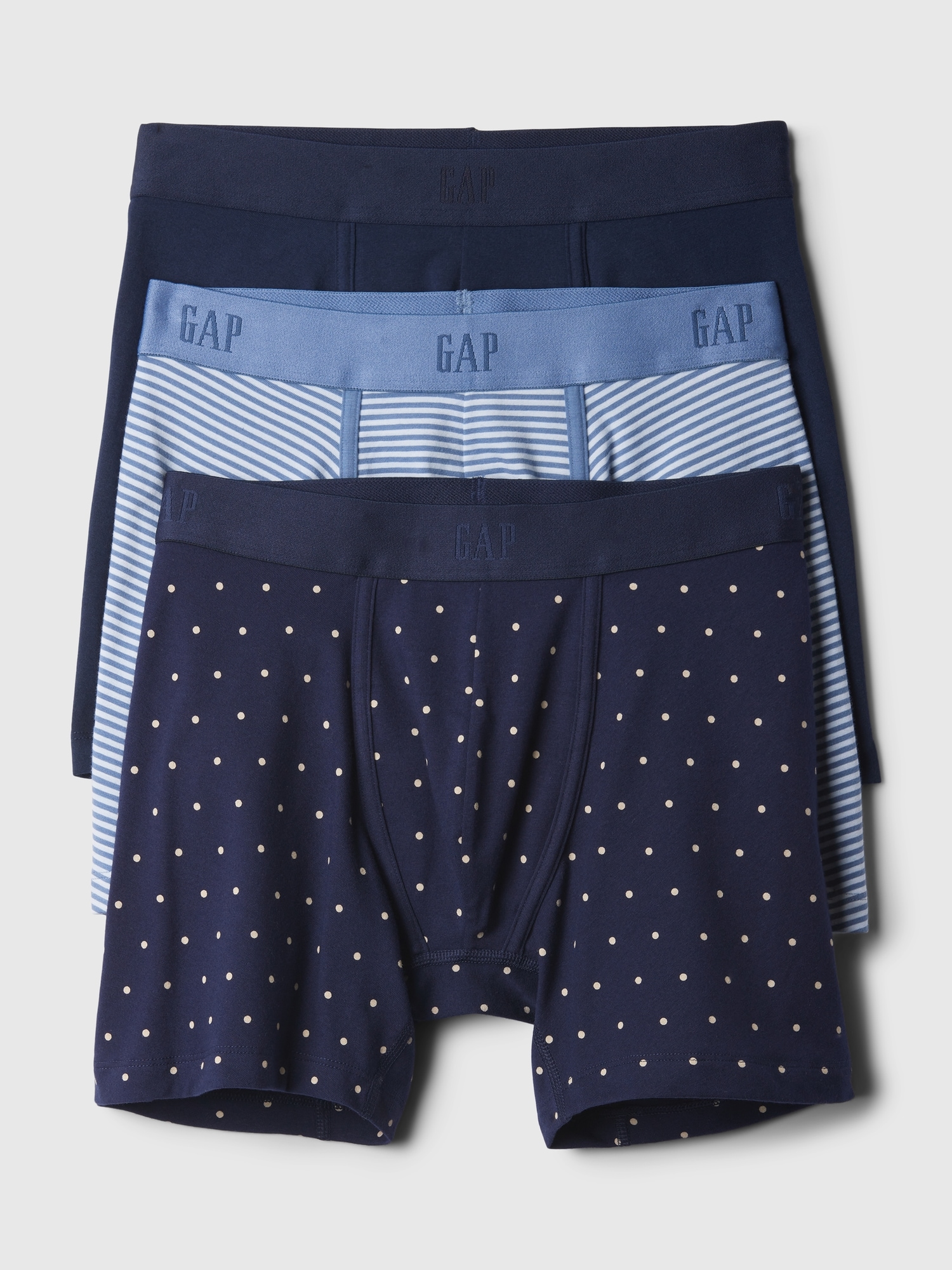 5 Pack Men Underwear Staple Boxers Briefs PSD Shorts Pants (Random Color)
