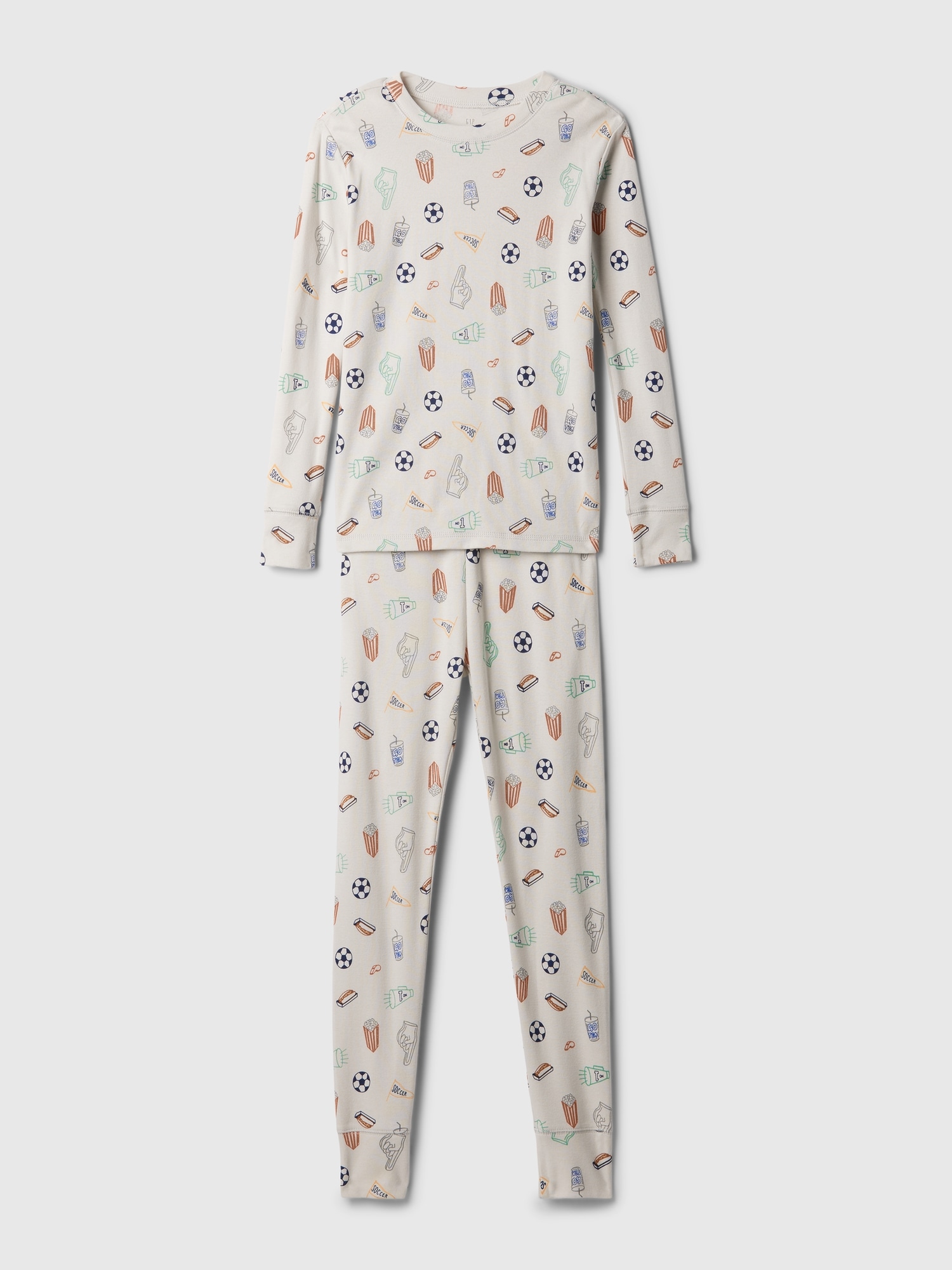 Kids Organic Cotton Print PJ Set