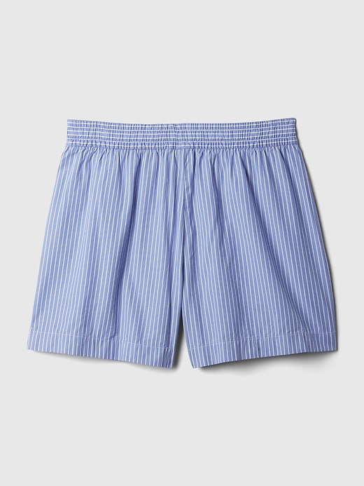 Image number 8 showing, Organic Cotton Striped Poplin Shorts