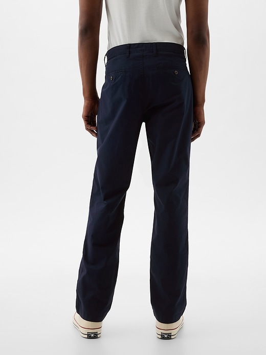 Image number 4 showing, Poplin Khakis in Straight Fit