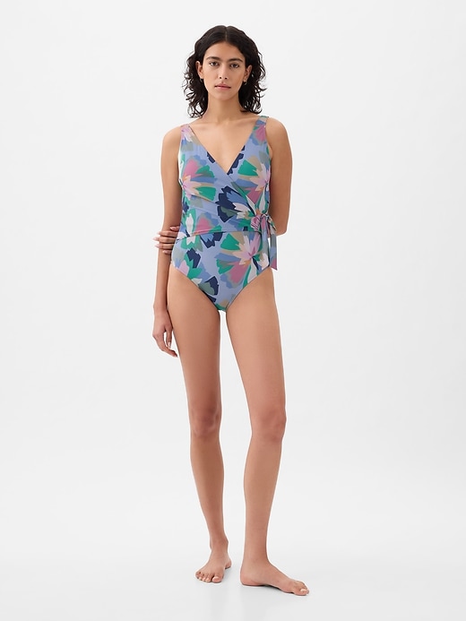 Image number 4 showing, Wrap Swimsuit