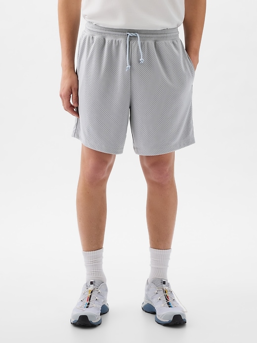 Image number 3 showing, 7" Mesh Shorts with E-Waist