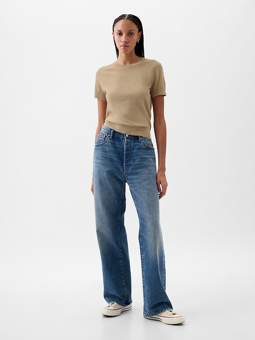 Image number 7 showing, Lightweight CashSoft Cropped Sweater