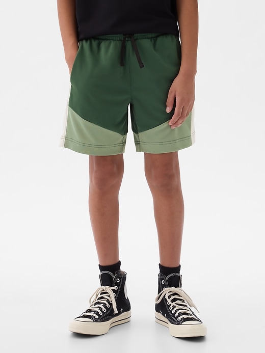 Image number 5 showing, GapFit Kids Fit Tech Mesh Shorts