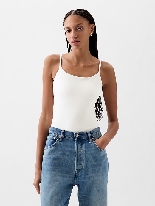 Image number 8 showing, Compact Jersey Cami Bodysuit