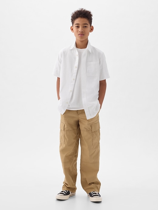 Image number 9 showing, Kids Linen-Cotton Shirt