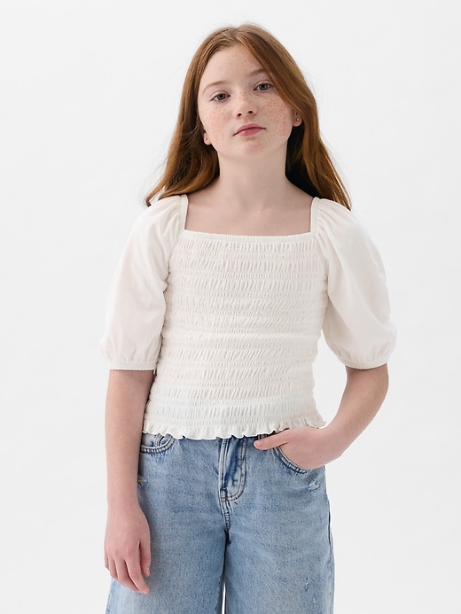 Image number 4 showing, Kids Smocked Top