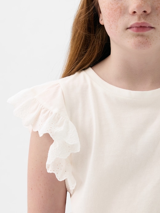 Image number 4 showing, Kids Eyelet T-Shirt