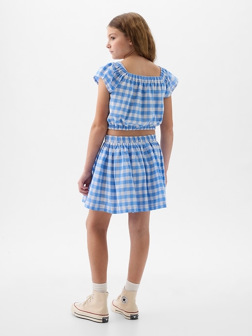 Image number 2 showing, Kids Linen-Cotton Skirt