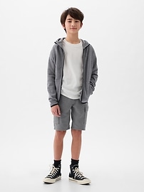 View large product image 3 of 6. GapFit Kids Fit Tech Cargo Shorts