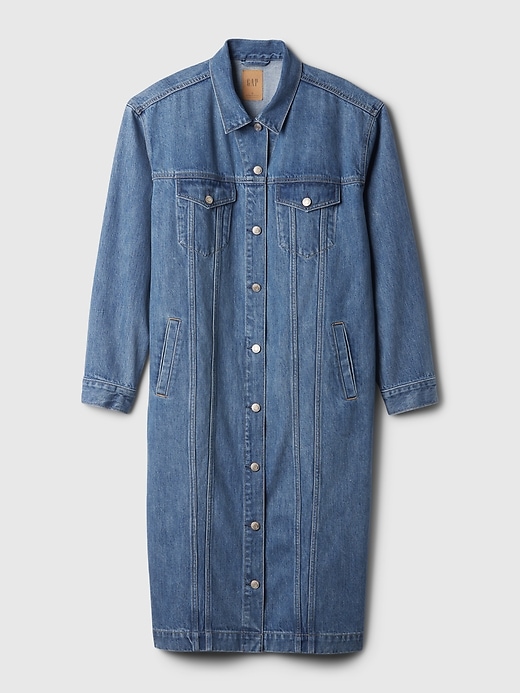 Image number 5 showing, Longline Icon Denim Jacket