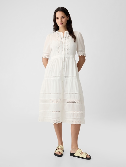 Image number 4 showing, Lace Midi Dress