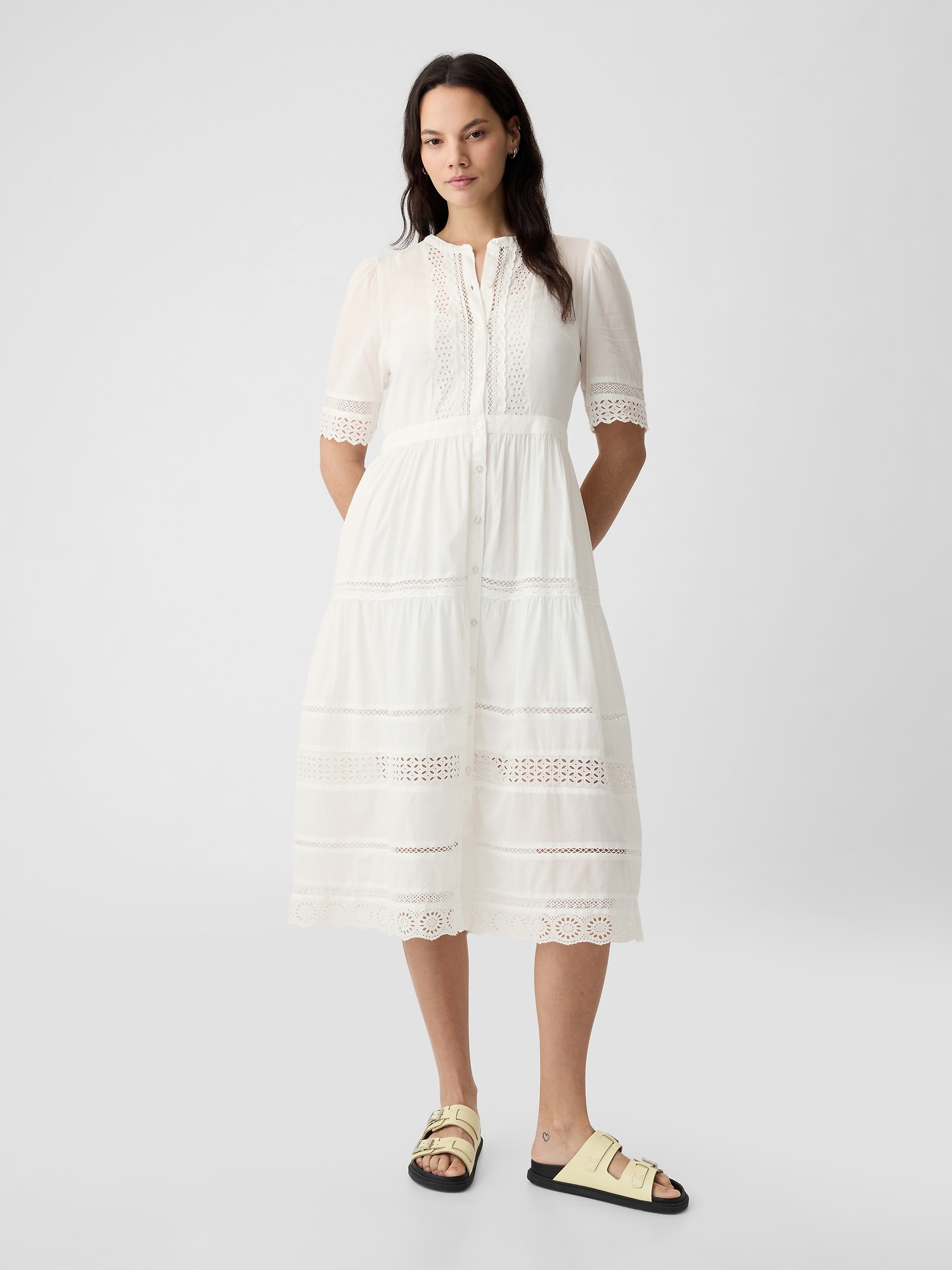 Lace Midi Dress | Gap