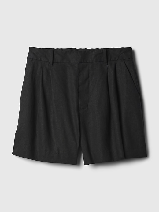 Image number 7 showing, 365 High Rise Linen-Blend Shorts