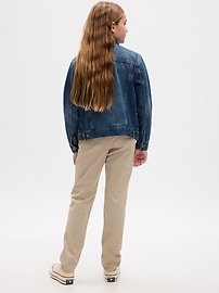 View large product image 6 of 6. Kids Uniform Skinny Khakis with Gap Shield