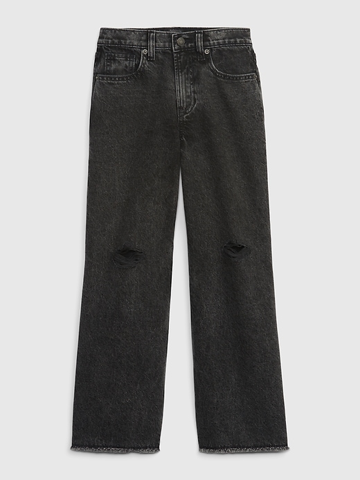 Image number 3 showing, Kids Low Rise Stride Wide-Leg Jeans