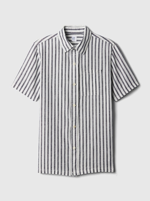 Image number 4 showing, Kids Linen-Cotton Shirt