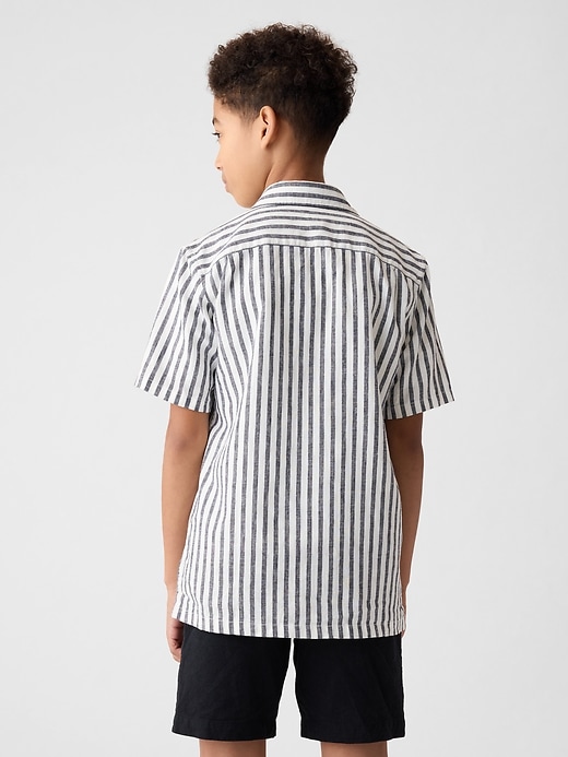 Image number 2 showing, Kids Linen-Cotton Shirt