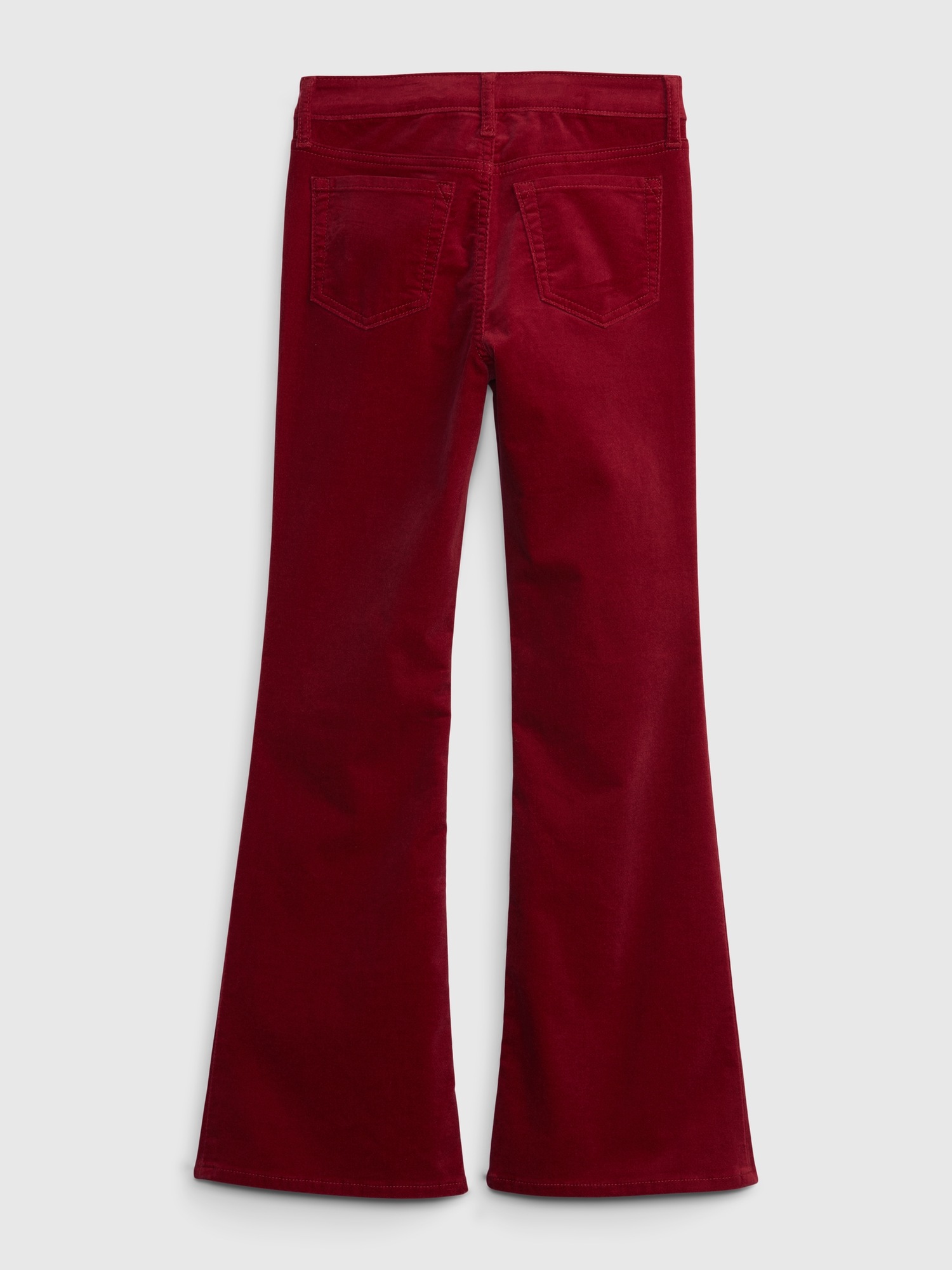Kids High Rise Velvet '70s Flare Jeans