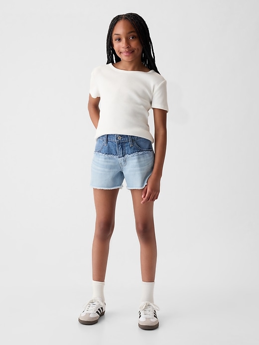 Gap white denim shorts online