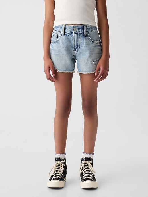 Image number 2 showing, Kids Low Rise Denim Shorts