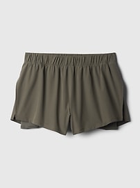 View large product image 5 of 14. GapFit Mid Rise Dolphin Running Shorts