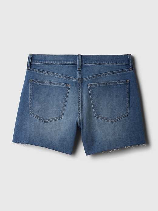 Image number 8 showing, 4" High Rise Girlfriend Denim Shorts