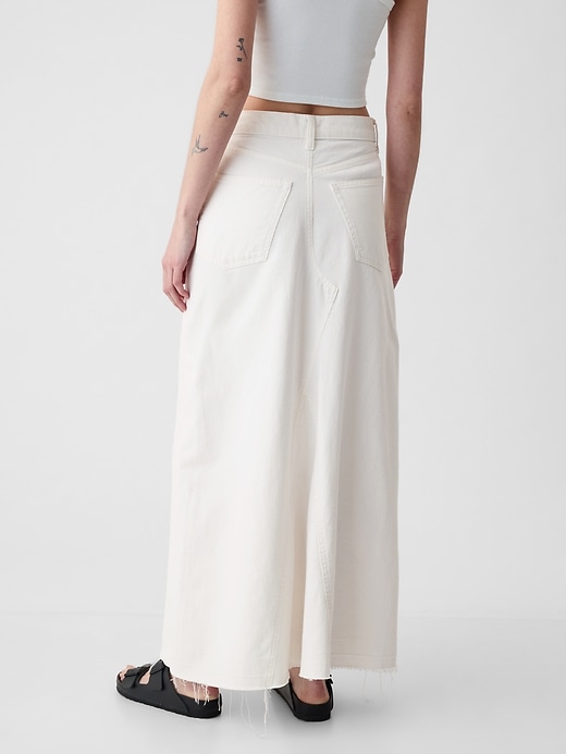 Image number 2 showing, Denim Maxi Skirt