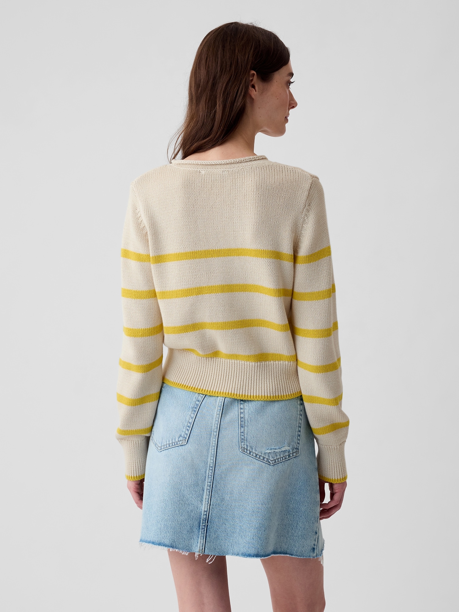 Shrunken Roll Neck Sweater