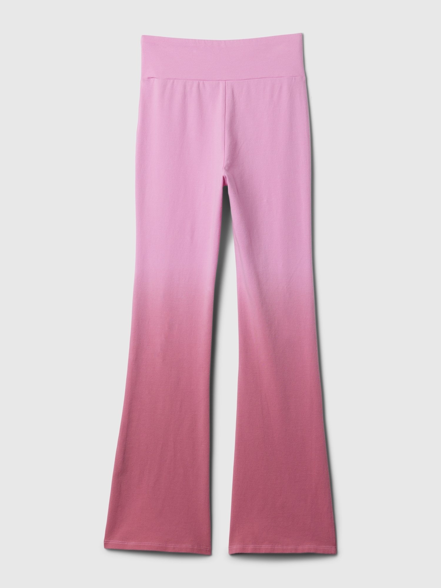 Cute Graphic Flare Leggings Loose Yoga Pants for Women Girls Pink