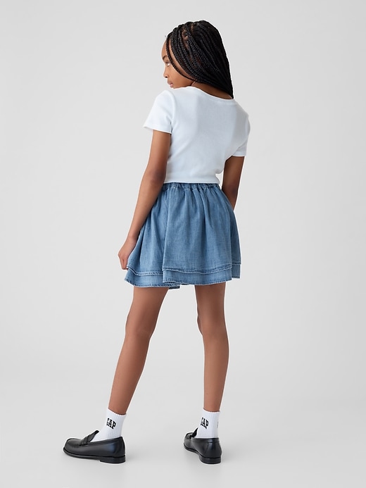 Image number 2 showing, Kids Denim Skirt